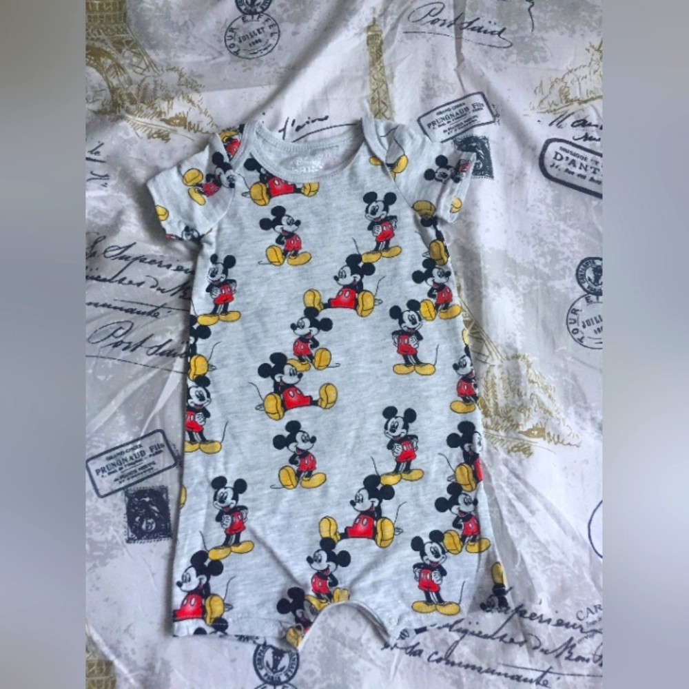 Mickey Mouse Boy's Romper (shorts)